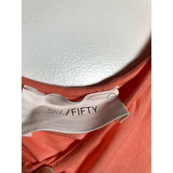 Six/Fifty NWT Orange "The Go-To Vacation" Maxi Dress Size M - Picture 5 of 8